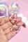 Sakura earrings, Cherry blossom hoops, simple earrings, hoop earrings, Japanese inspired product 6